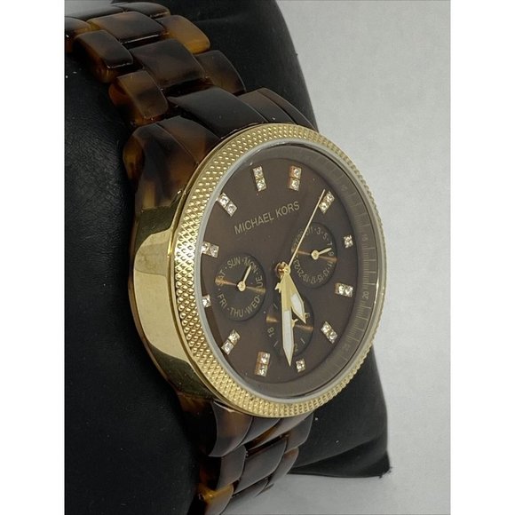 Michael Kors Tortoise MK5038 Women\'s Brown Acrylic main image 8